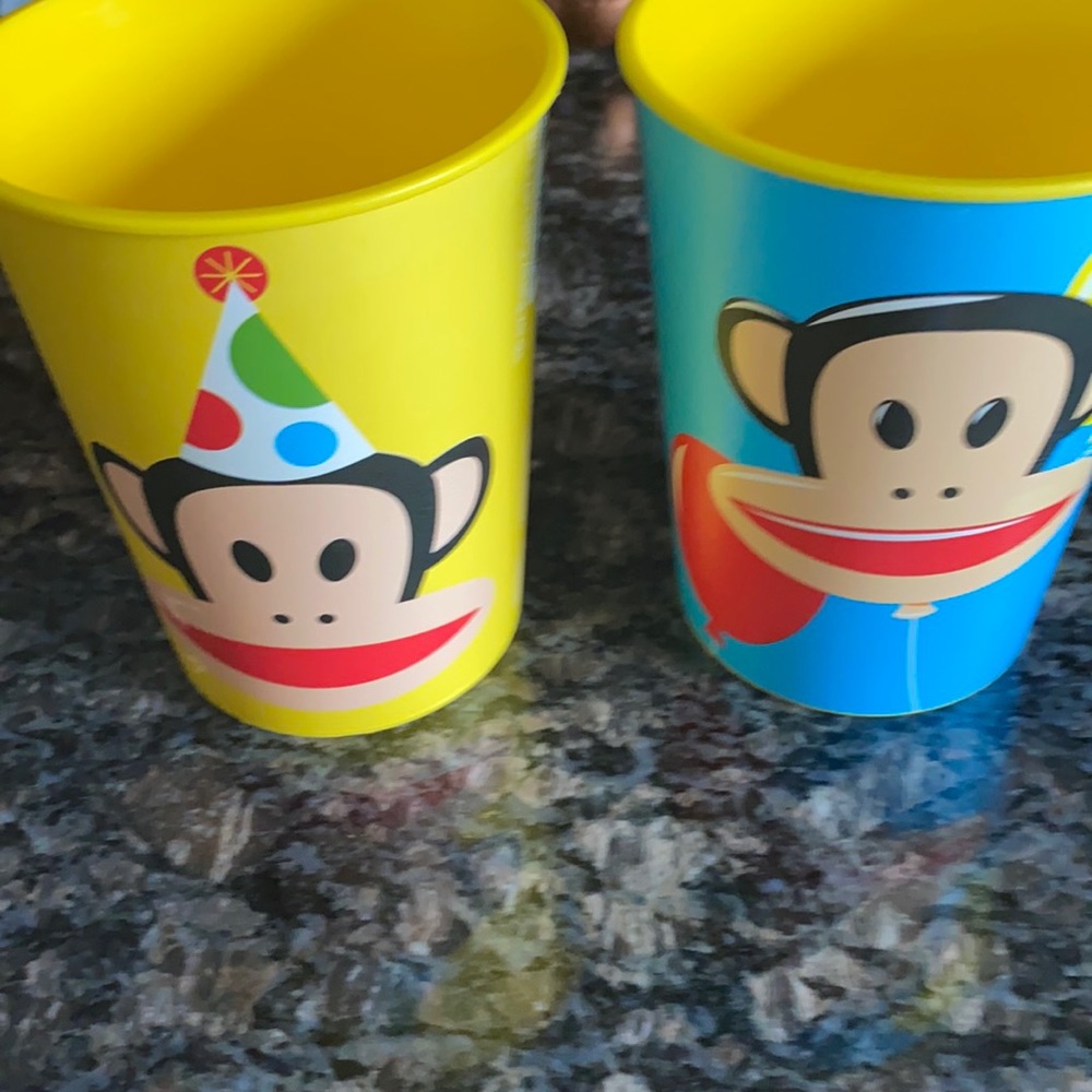 Paul frank new plastic 4 and 3/4 inch cups